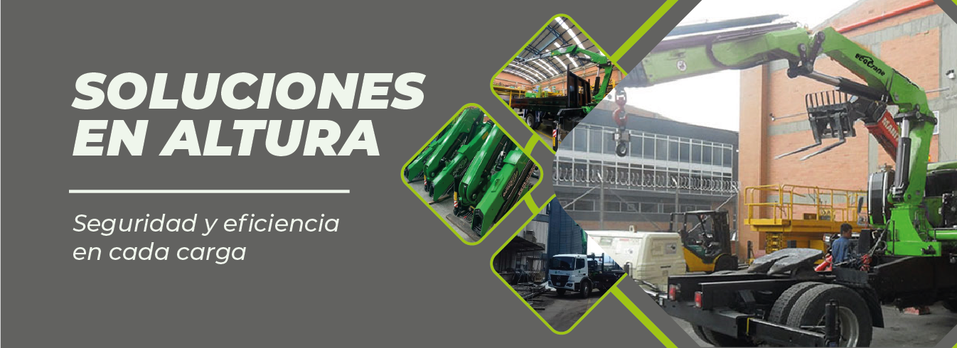 Carro grúa para montaje de estructuras metálicas y prefabricados en Colombia