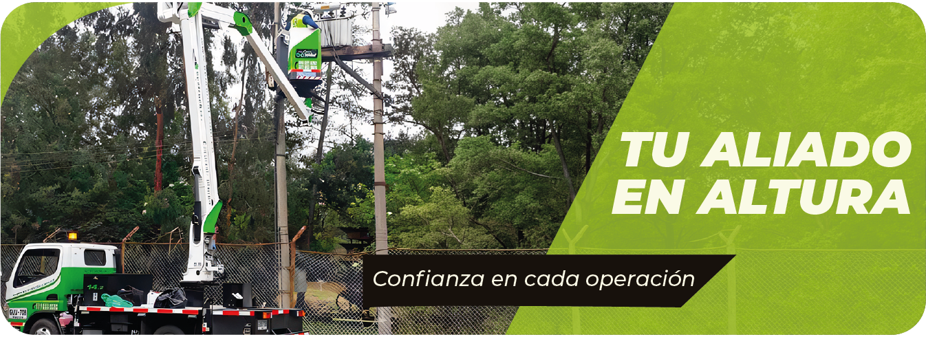 Carro canasta listo para nuevos proyectos de mantenimiento en Colombia