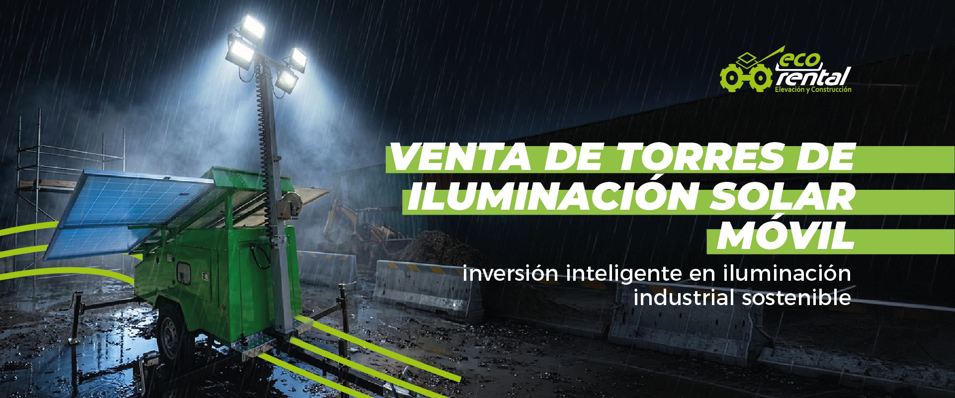 Venta de torres de iluminación solar móvil: inversión inteligente en iluminación industrial sostenible