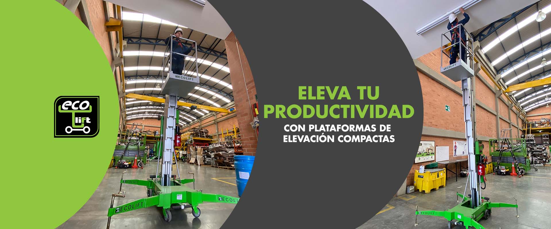Eleva tu productividad con plataformas de elevación compactas