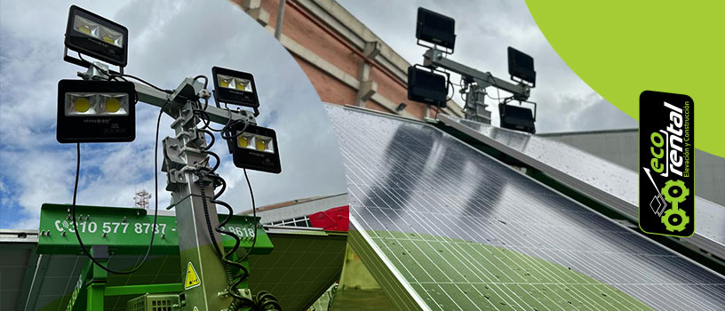 Componentes principales de una torre solar