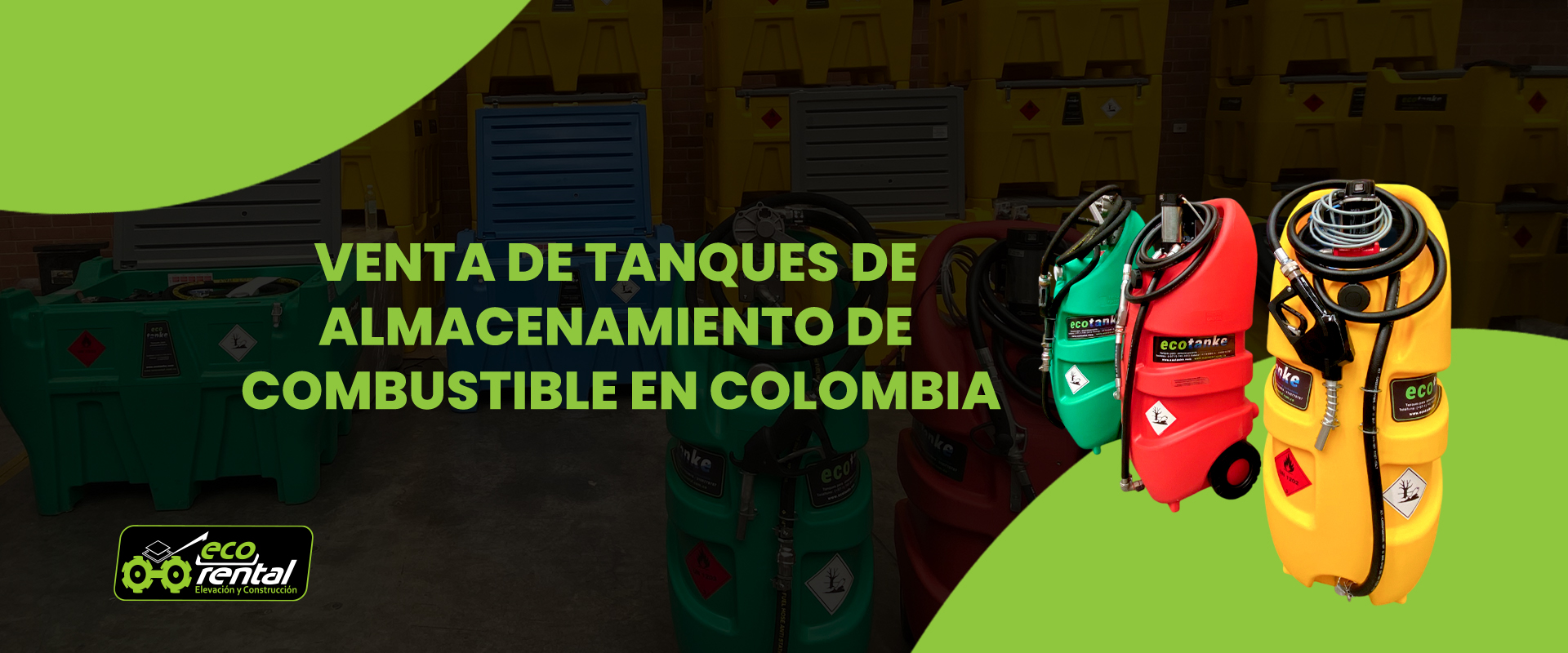 Venta de tanques de almacenamiento de combustible en Colombia