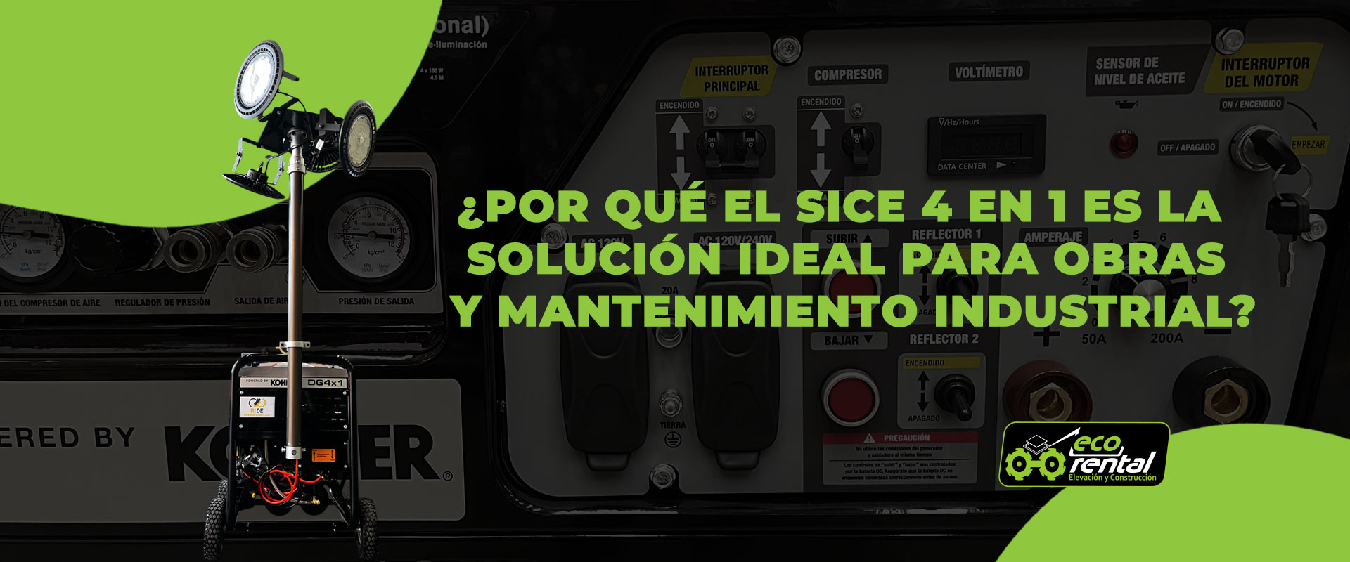 ¿Por qué el SICE 4 en 1 es la solución ideal para obras y mantenimiento industrial?