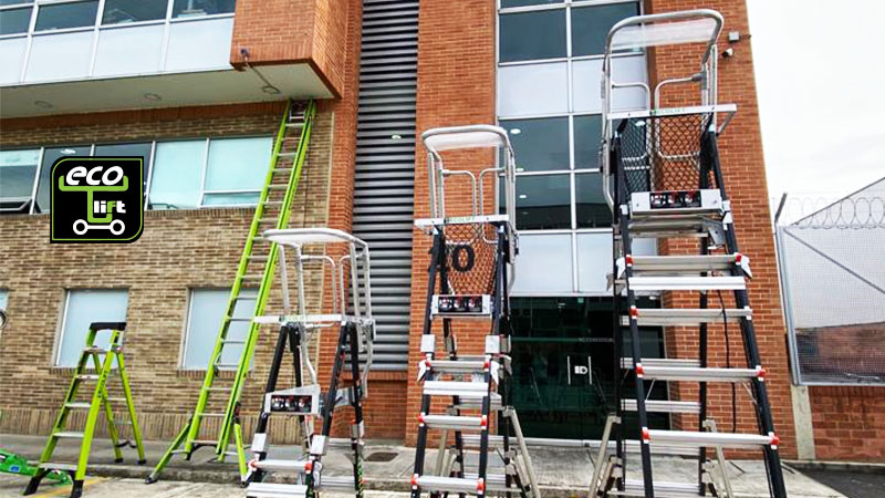 ¿Cómo usar una escalera tipo tijera?