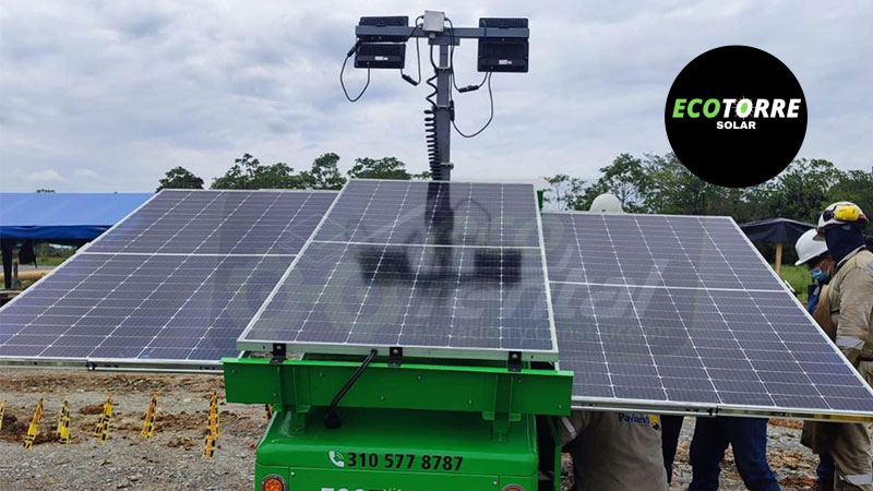 Torres móviles de energía solar Tecnología innovadora