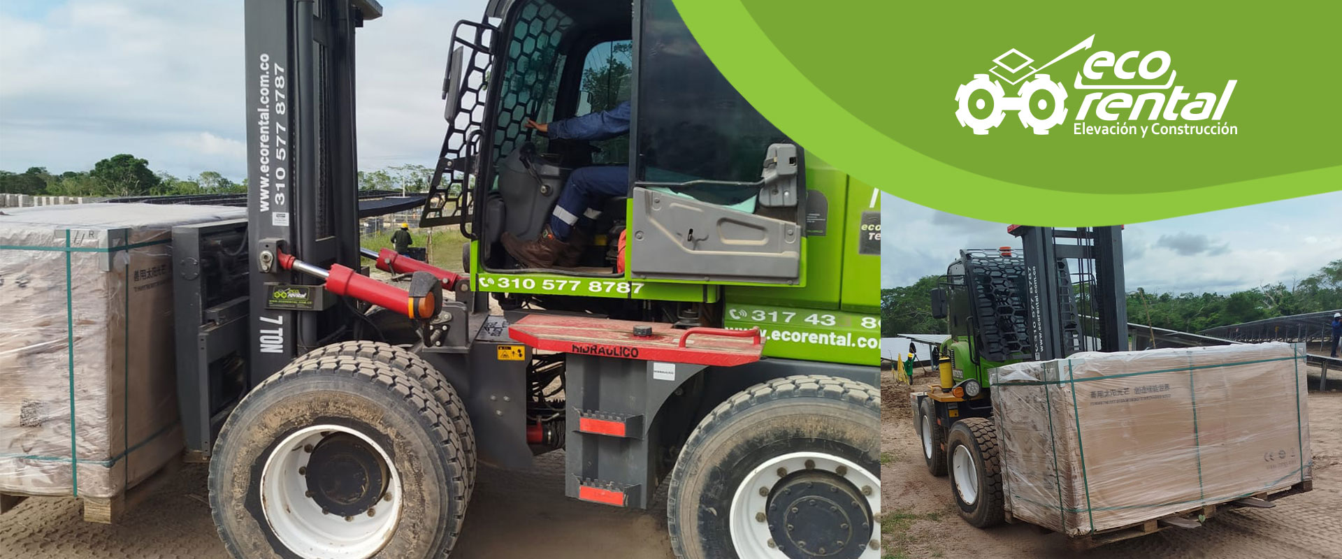 Montacargas 4x4: la solución todoterreno para carga pesada en obras y terrenos difíciles