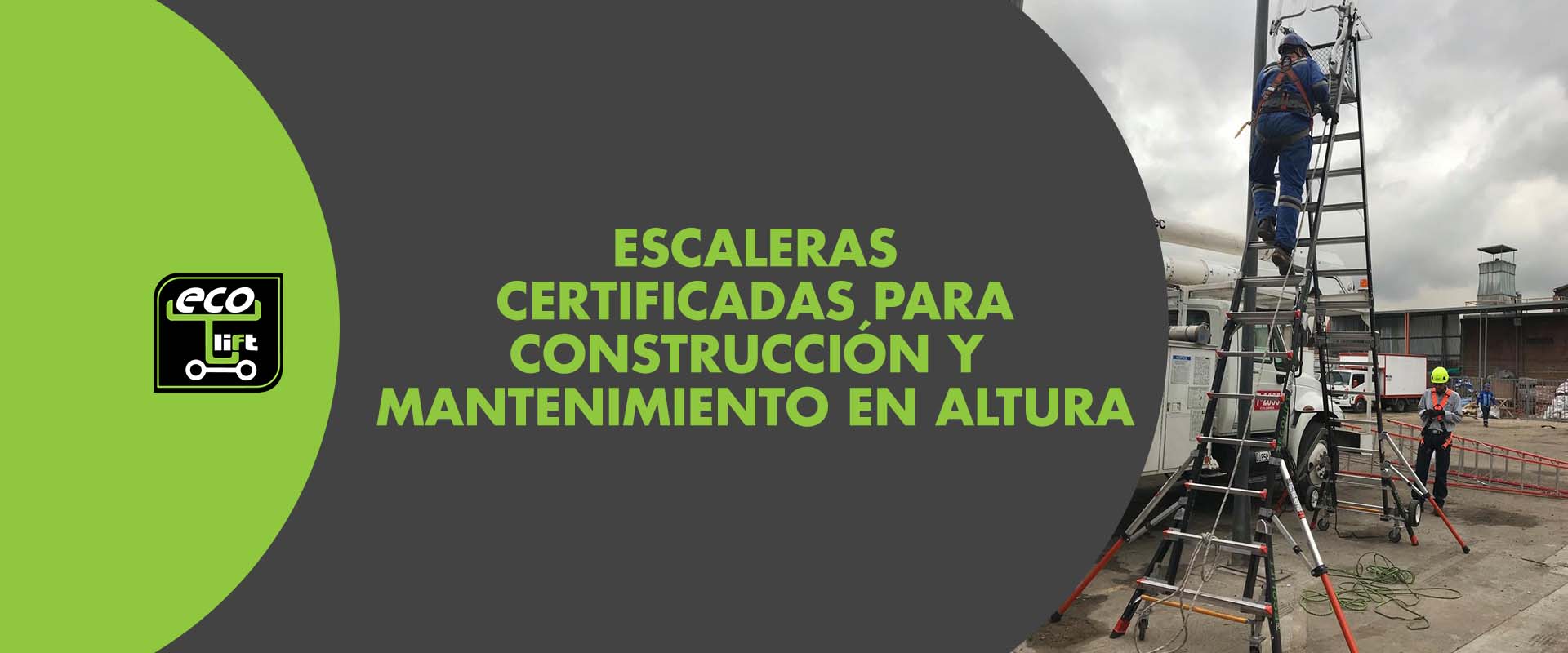 Escaleras certificadas para construcción y mantenimiento en altura