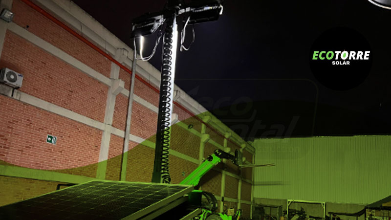 Alquiler y venta de torres de iluminación solar