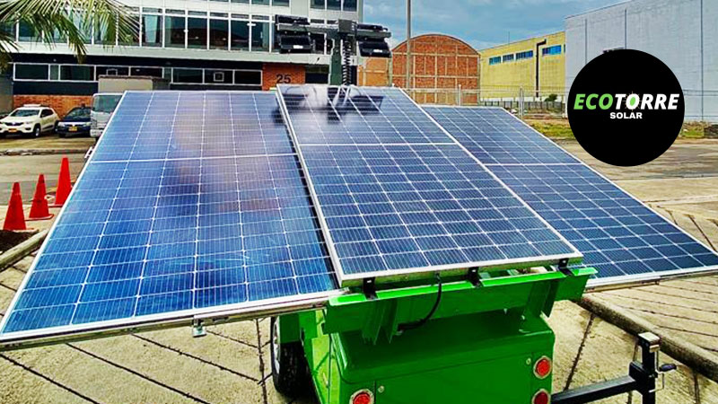 ¿Cómo funciona una torre de iluminación solar?