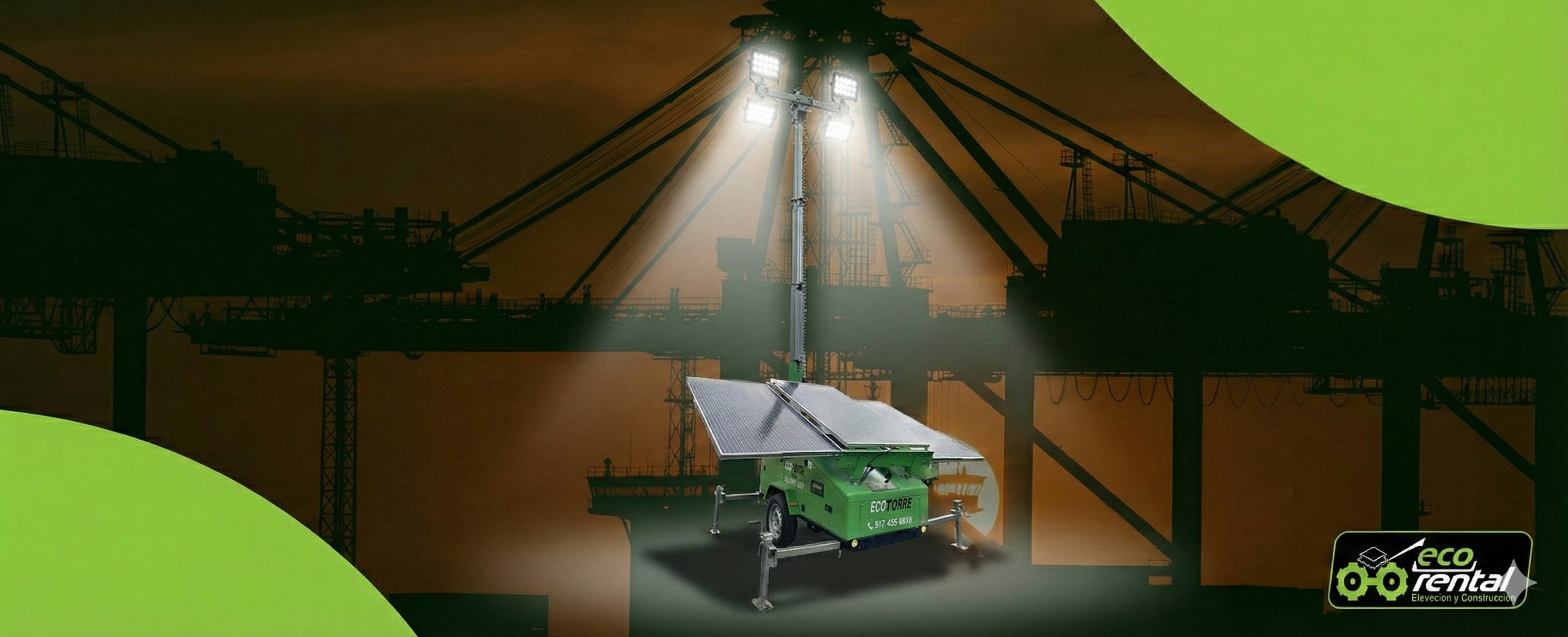 Torres de iluminación solar móviles para proyectos que exigen eficiencia, ahorro y autonomía