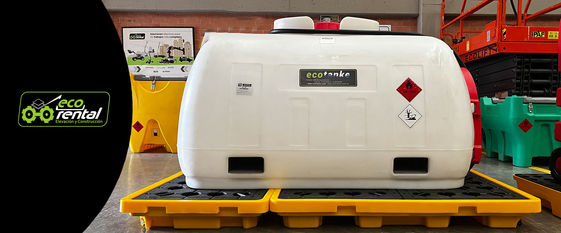 TANQUE PARA ALMACENAR Y TRANSPORTAR COMBUSTIBLE – HIPERECOTANKE DIESEL 3300 L